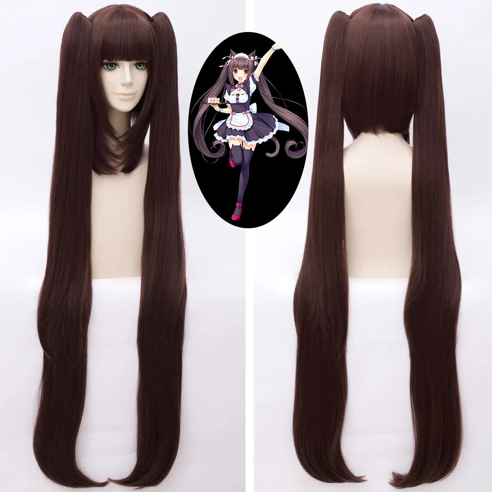 Chocola NEKOPARA Косплей шоколадный ванильный костюм горничной кошки Neko Girl NEKOPARA косплей Женский костюм игра и парики Хэллоуин