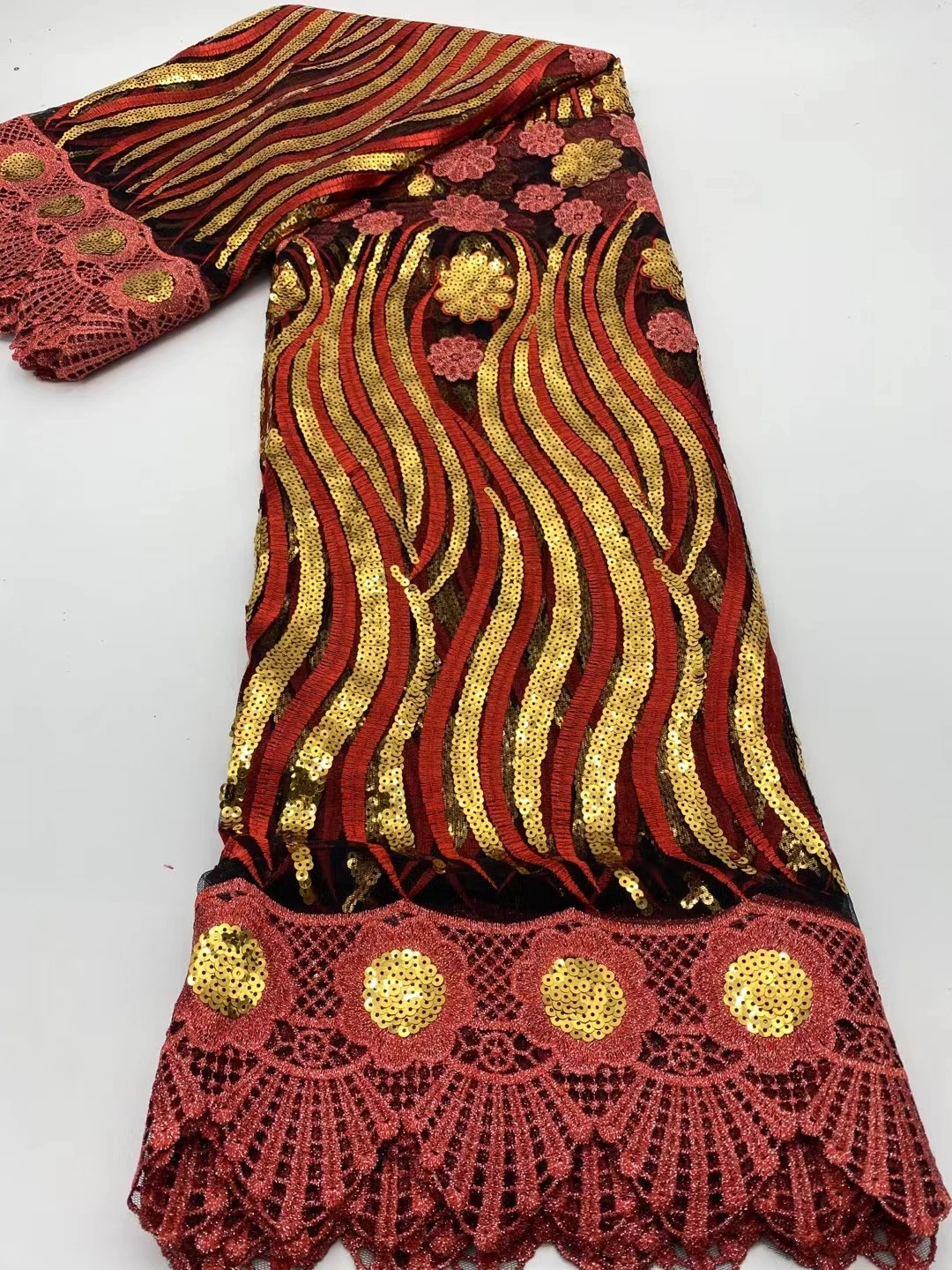 

Африканская французская Тюлевая кружевная ткань 2021, высококачественное кружево с блестками, нигерийские кружевные ткани для шитья свадебн...