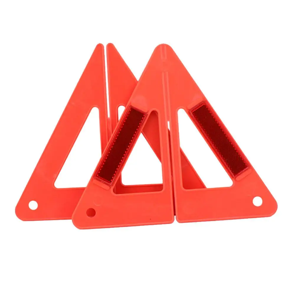Car Auto Reflective Traffic Warning Sign Triangle Foldable Standing Tripod Emergency Road | Безопасность и защита