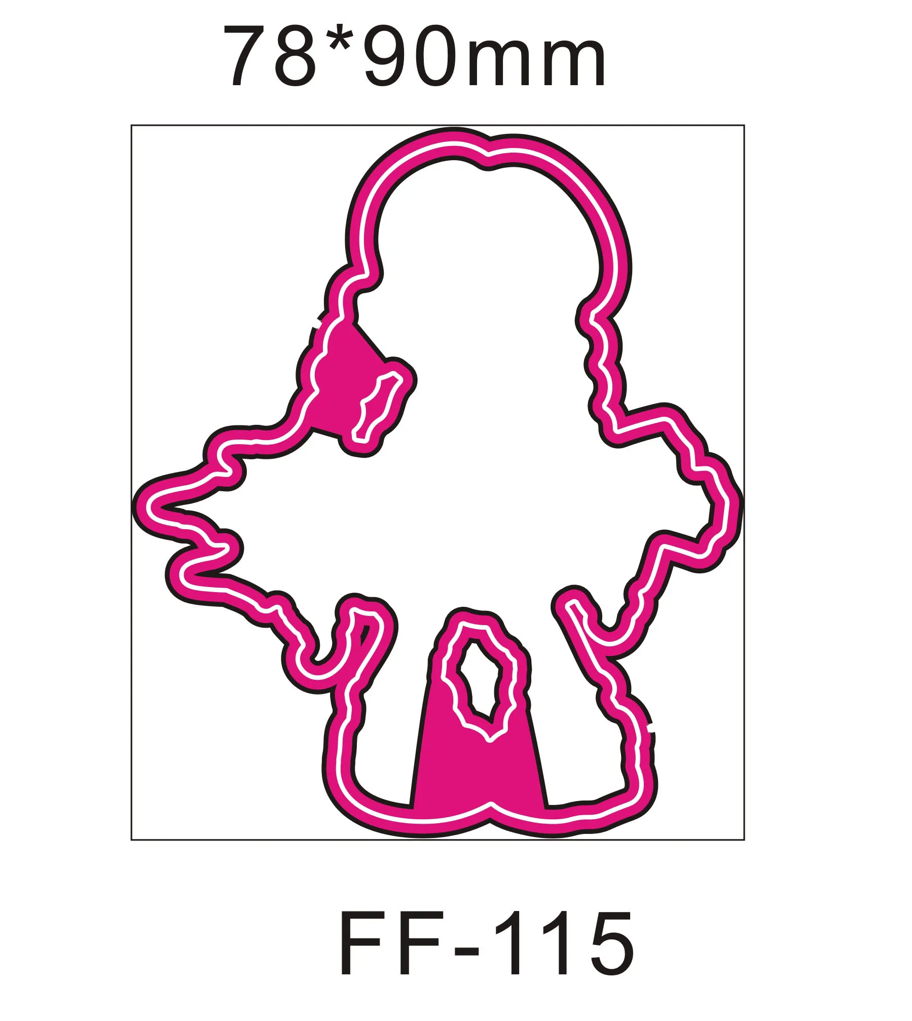 

Girl Yulan Cartoon Pattern Stamp And Metal Die Scrapbooking Alphabet Stamp Embossing Craft Making Silicone Transparent Stamps