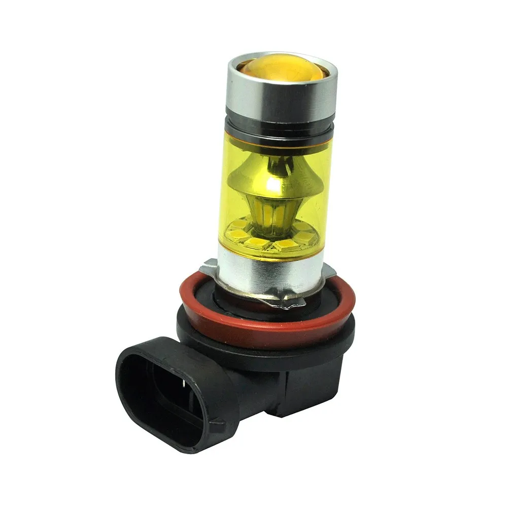 

Universal Bulbs Yellow Fog Light 100W 4300K Accessory DC 12V-24V Driving H11 H8