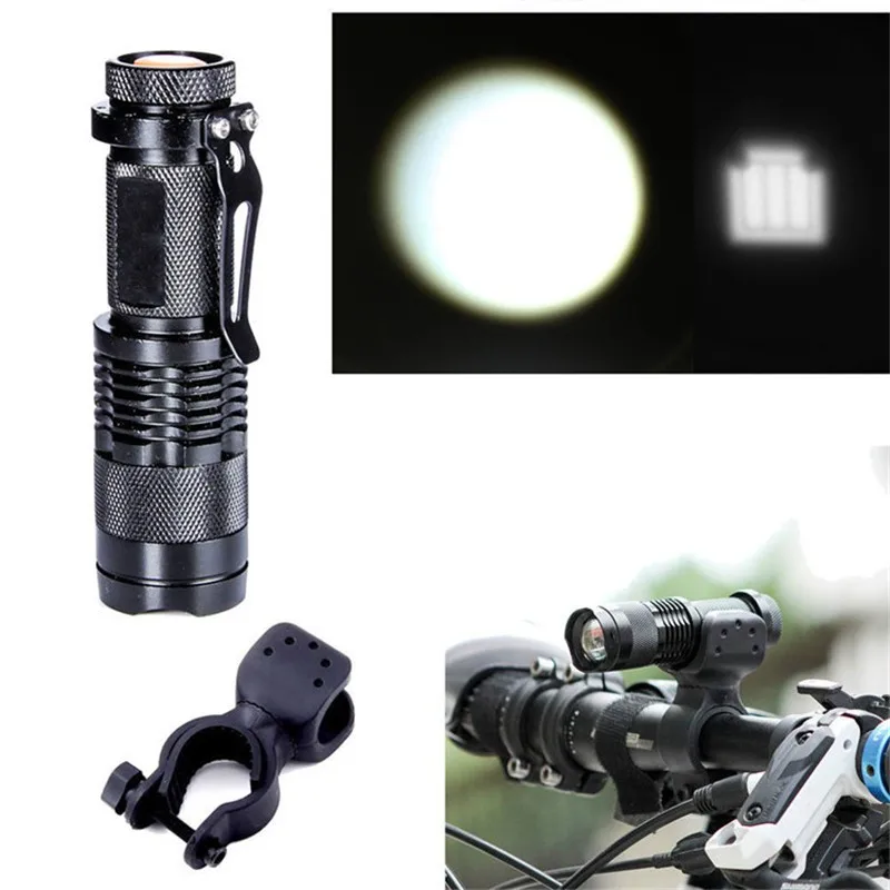 

3 Mode Bicycle Light Led Cycling Front Light Bike Lights Lamp Torch Waterproof Zoom Bike Flashlight