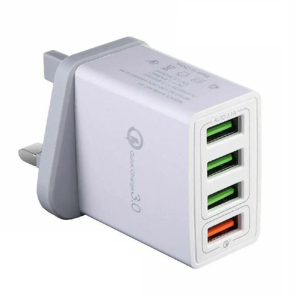 Быстрая зарядка QC 3 0 Usb зарядное устройство 4 Мульти порта C PD для Xiaomi Redmi PowerBank