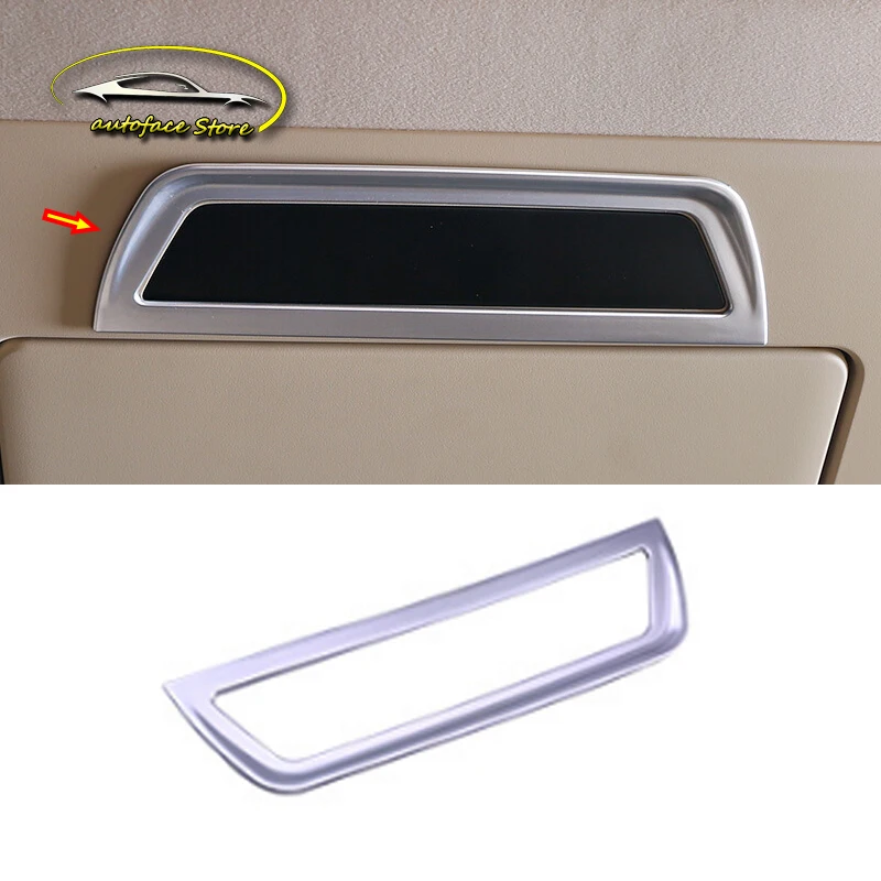 

ABS хром для Toyota Alphard 2016 до 2018 автомобильные аксессуары крыша средний ряд отделка экрана Рамка полоса крышка отделка Стикеры