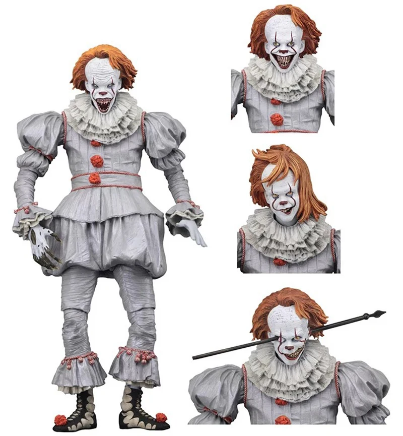 NECA IT Evil Version Pennywise экшн-фигурка клоуна 2017 кукла из фильма новая масштабная игрушка