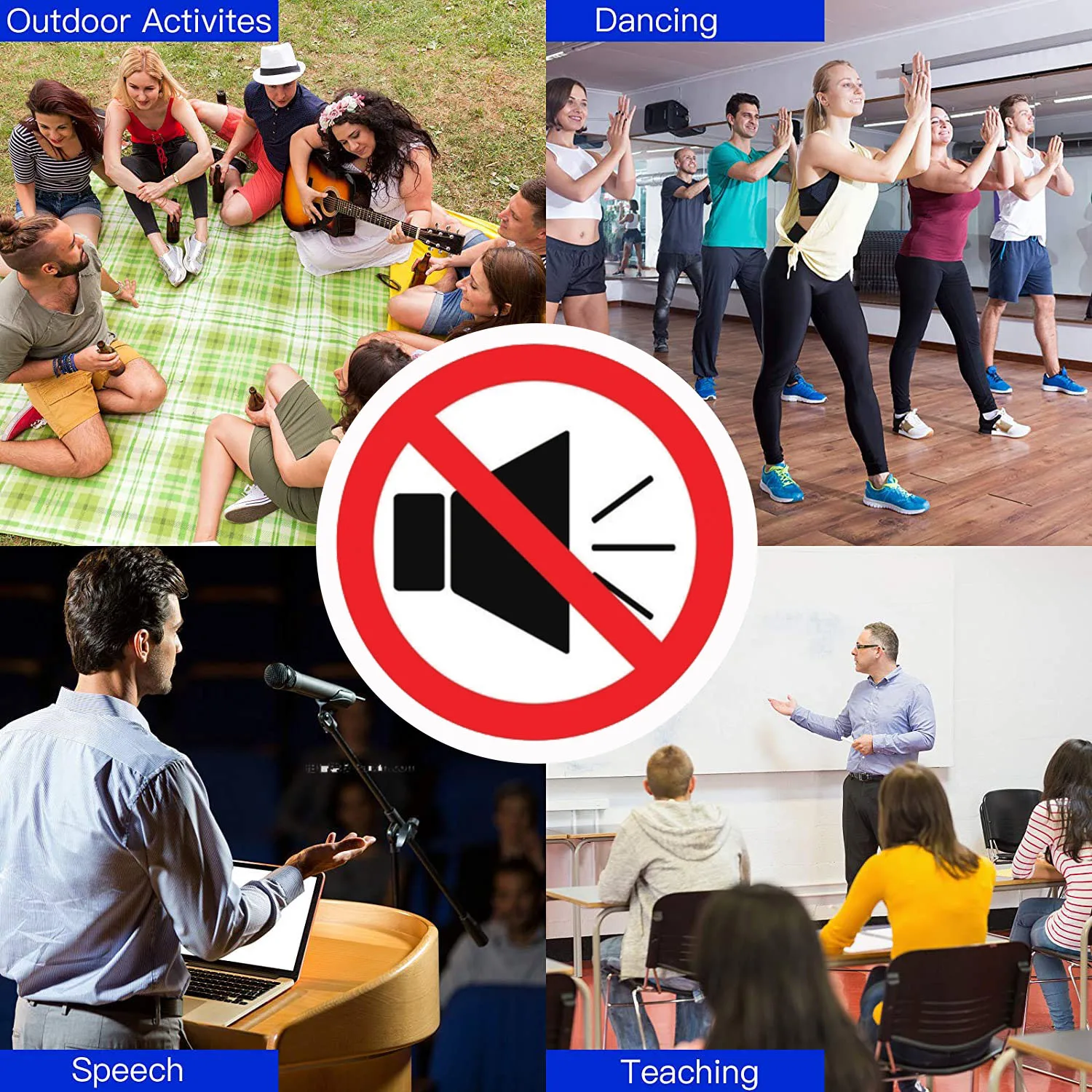 Высокочастотный беспроводной импульсный глушитель для динамика внешний