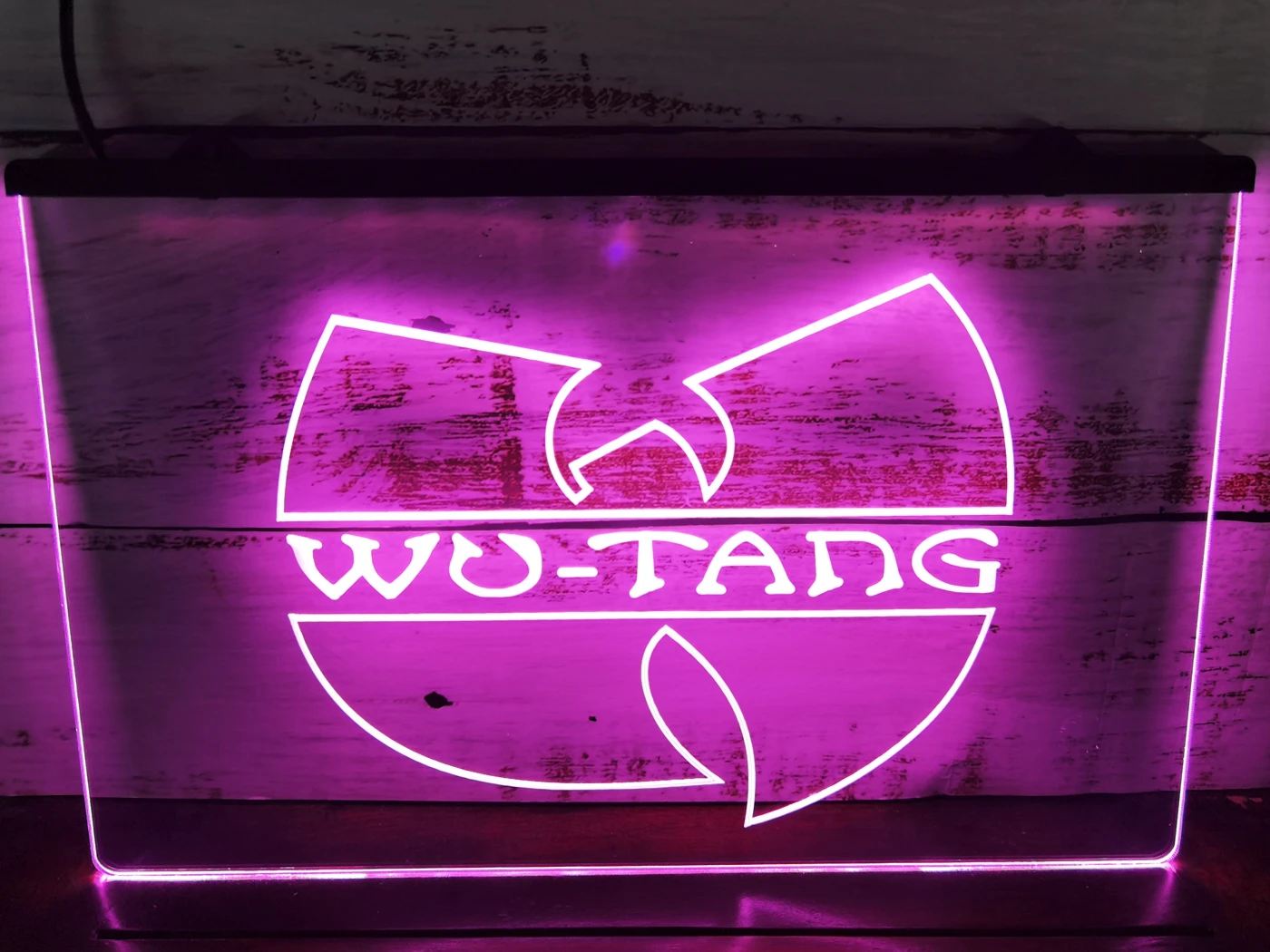 C110 Wu Tang Группа Логотип Пивной бар светодиодная неоновая световая вывеска | Дом и
