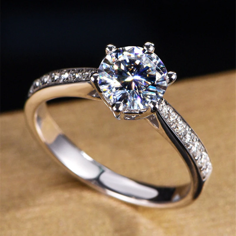 Кольцо регулируемое с шестью зубцами и короной 8 мм|Кольца для помолвки| |