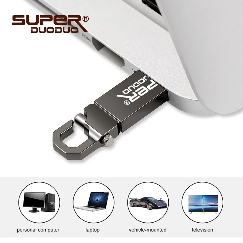 USB 2 0 Версия 32G высокоскоростной флеш накопитель водонепроницаемый металлический