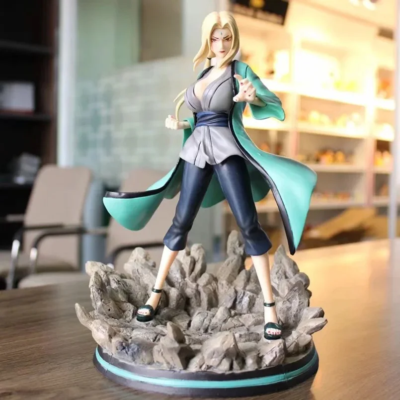 28 см японского аниме narutoed Tunade ПВХ Фигурки игрушки супер staute украшения модель