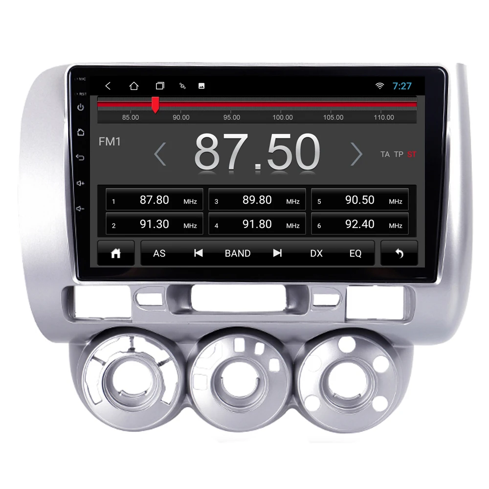 Четырехъядерный автомобильный радиоприемник RoverOne Android 10 GPS навигация для Honda Jazz Fit