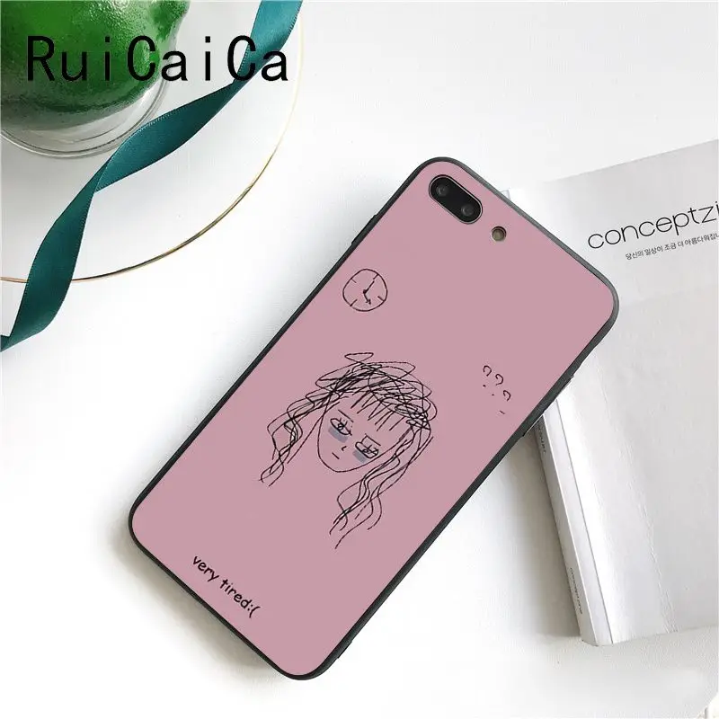 Чехол для телефона Ruicaica Funny Fat Man Love Heart с изображением динозавра iPhone 8 7 6 6S X XS MAX 5 5S SE