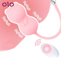 olo 10 speeds electric vaginal balls intimate toys cat wireless remote control g spot vibrator vibrating egg jumping