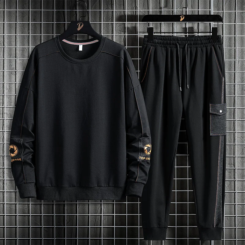 

Autumn Men's Cardigan All-match Long-sleeved Sports Casual Stand-up Collar Sweater Large Size Loose Men's Sweatshirt M-8XL