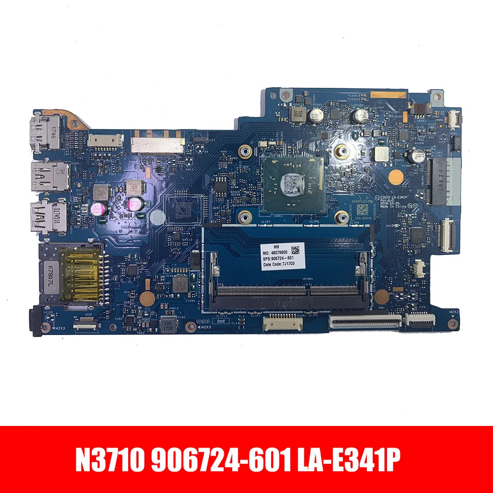 906724 601 системная плата для hp x360 11 ab материнская N3710 CIU10 LA E341P работает