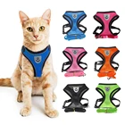 Комплект из шлейки и поводка для кошек и собак, ошейник для котенка, мягкий, удобный в управлении