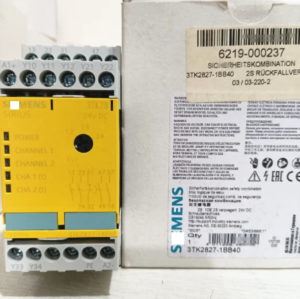 

Реле безопасности 3TK2827-1BB40,3TK2824-1CB30,3TK2824-1BB40