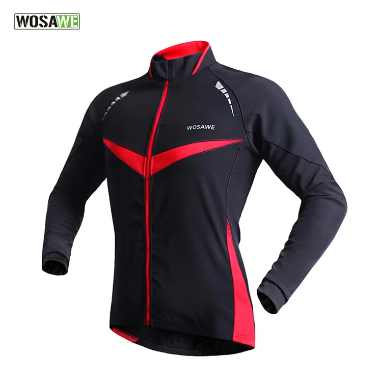 Зимние велосипедные куртки WOSAWE Chaqueta Rompevientos теплая велосипедная одежда