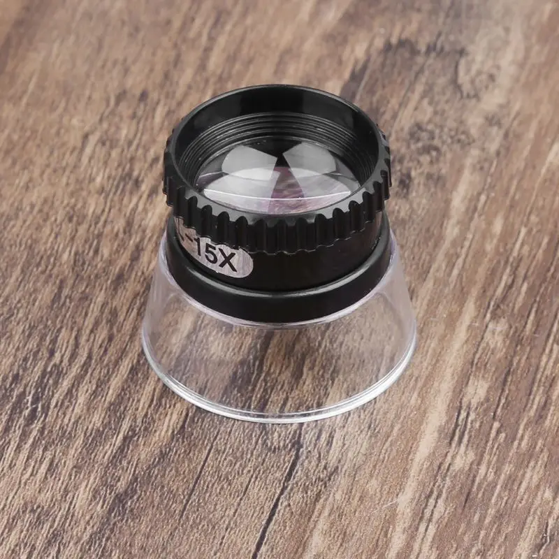 Новый 15X Монокуляр увеличительное стекло лупа объектив карта глаз ювелирное