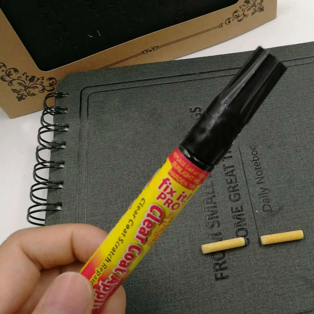 

Car Paint Pen Auto Paint Cleaner Pen Car Scratch Repair Pen Aluminum Pipe Metal Permanent Marker Scratch Wet Wax