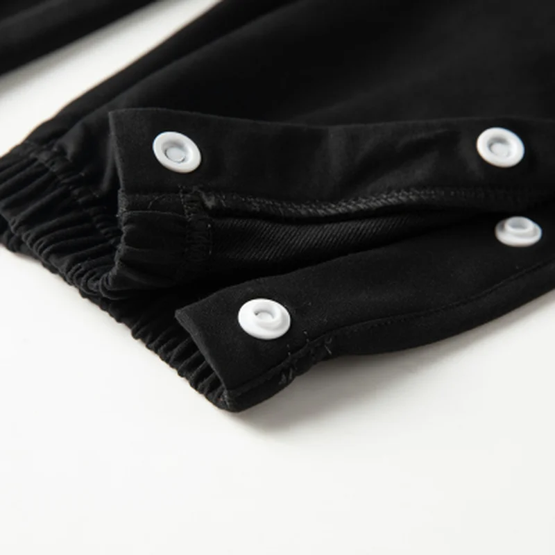 

Half Open Buttoned Foot-breasted Pants Side Row Basketball Pants Buttoned Pants Sports Pants Trousers Training Uniforms Men