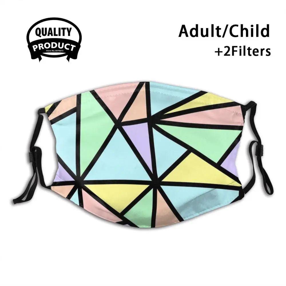 

Color Collage Face Mask Anti Dust Filter Men Women Kids Girl Boy Teens Mouth Masks Colors Collage