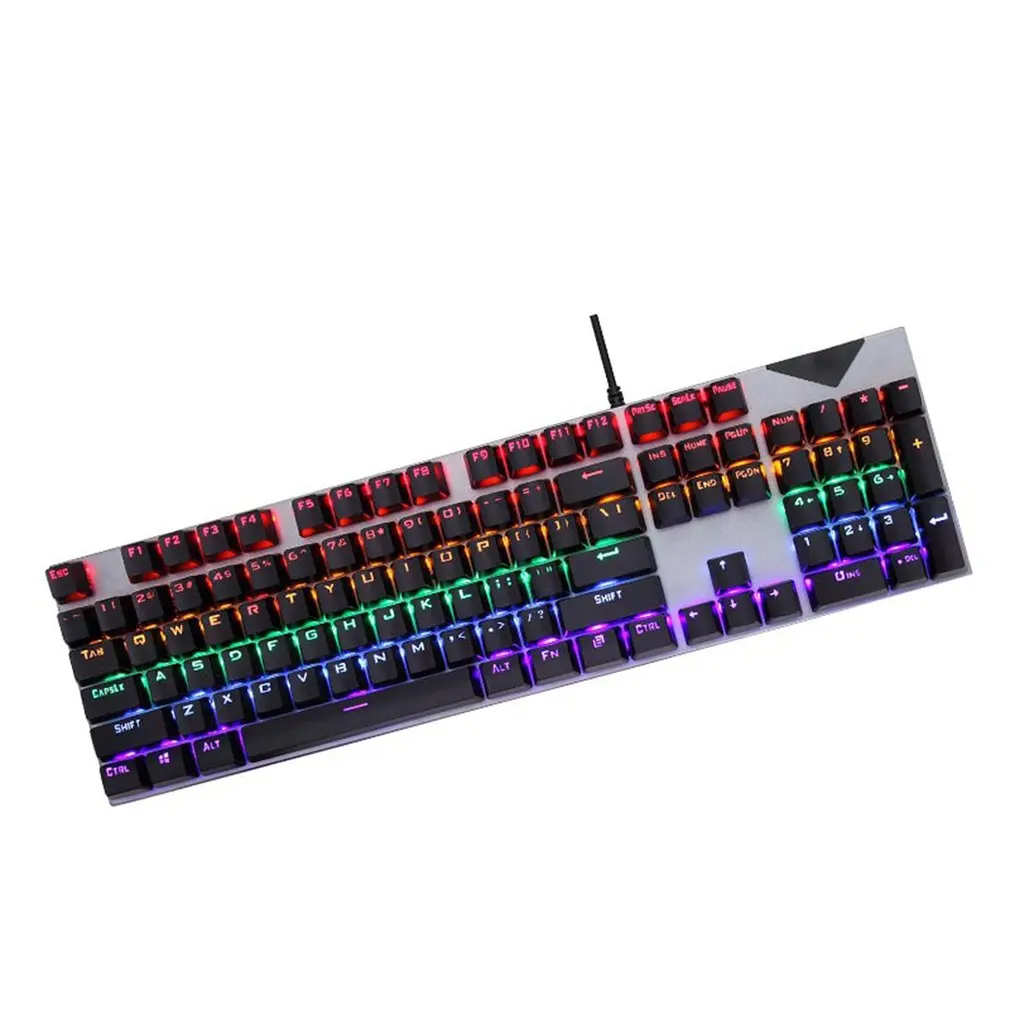 

Q302 E-sports Mechanical Gaming Keyboard RGB LED Rainbow Backlit Wired Keyboard For Windows Gaming PC