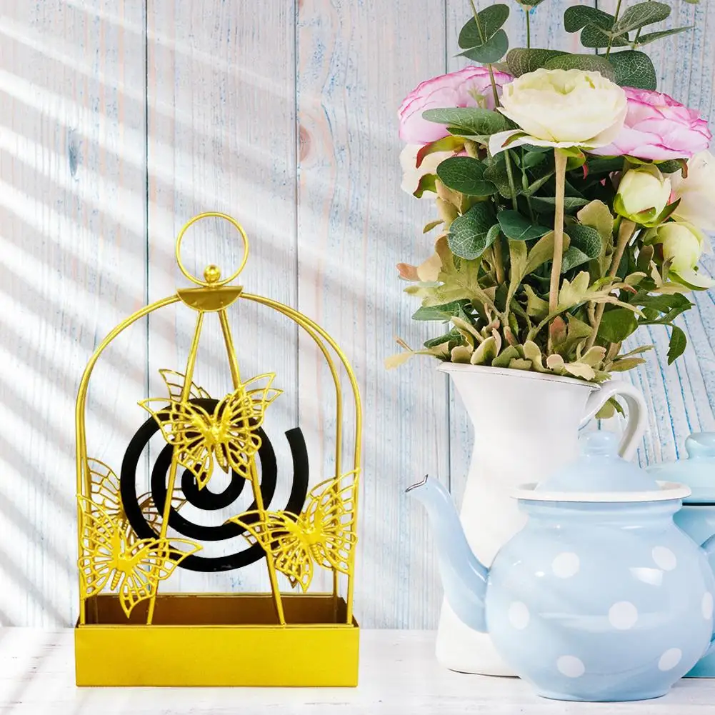 Москитная Катушка Держатель Бабочка металлический Железный бабочка в форме