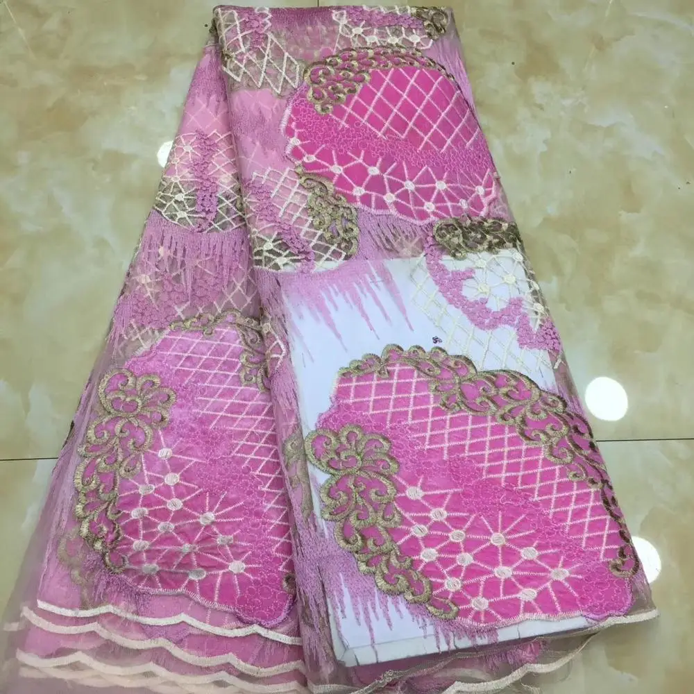 Новое поступление африканские блестки высокого качества французская Тюлевая