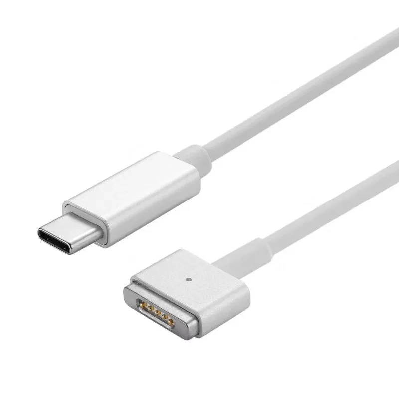 

New! 180cm Magnetic USB-C Type To MagSaf* 1 2 Cable Cord For Apple Macbook Pro Air 29W 30W 61W 65W 87W Charger Power Adapter