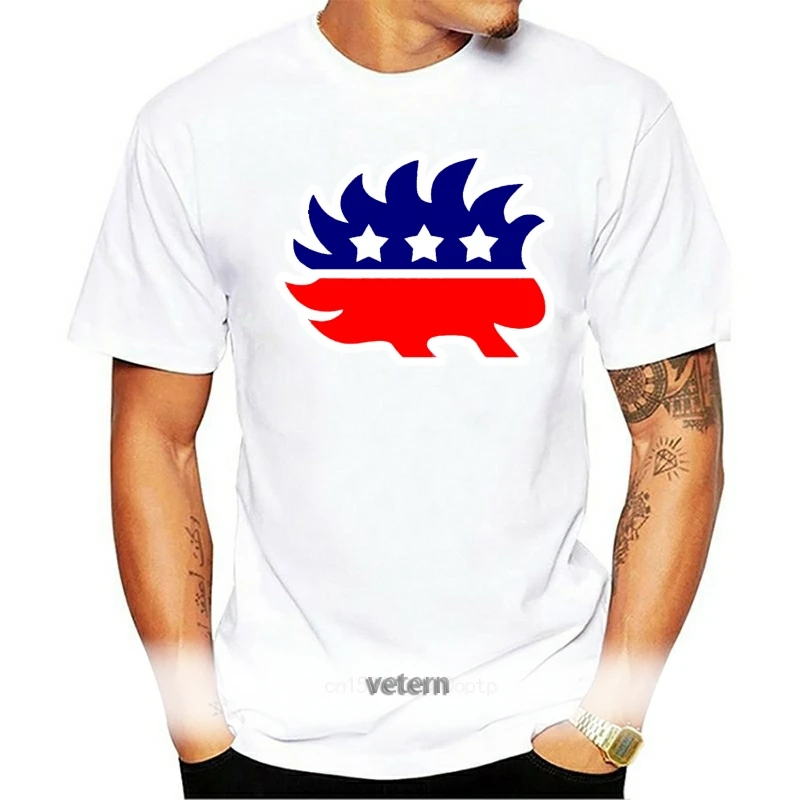 

Men Tshirt Libertarian Porcupine For Dark Products - Men's Premium T-Shirt Printed T-Shirt Tees Top