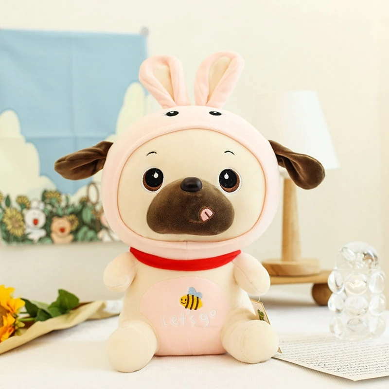 

1 шт., милая кукла-щенок с кроличьими ушками, 43/30 см