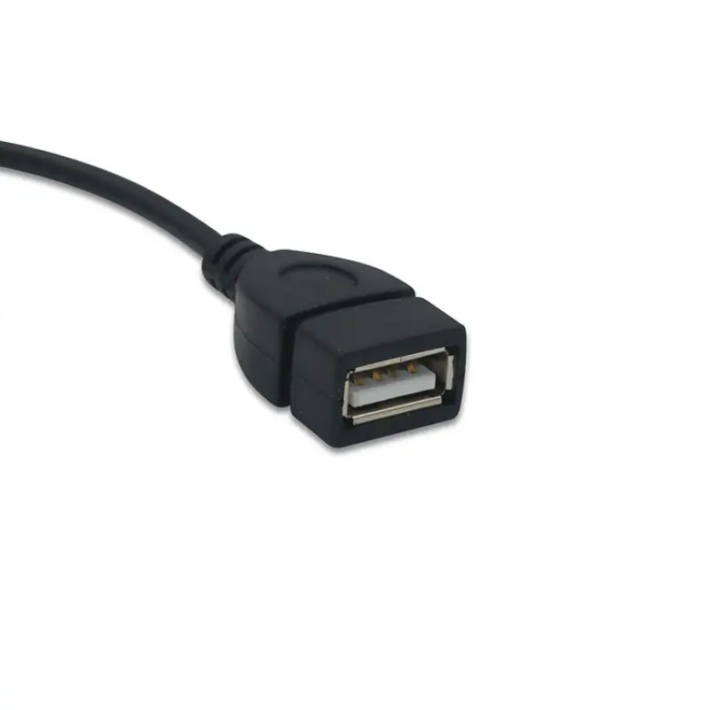 Универсальный 3 5 мм штекер аудио AUX разъем к USB 2 0 тип A женский адаптер конвертера