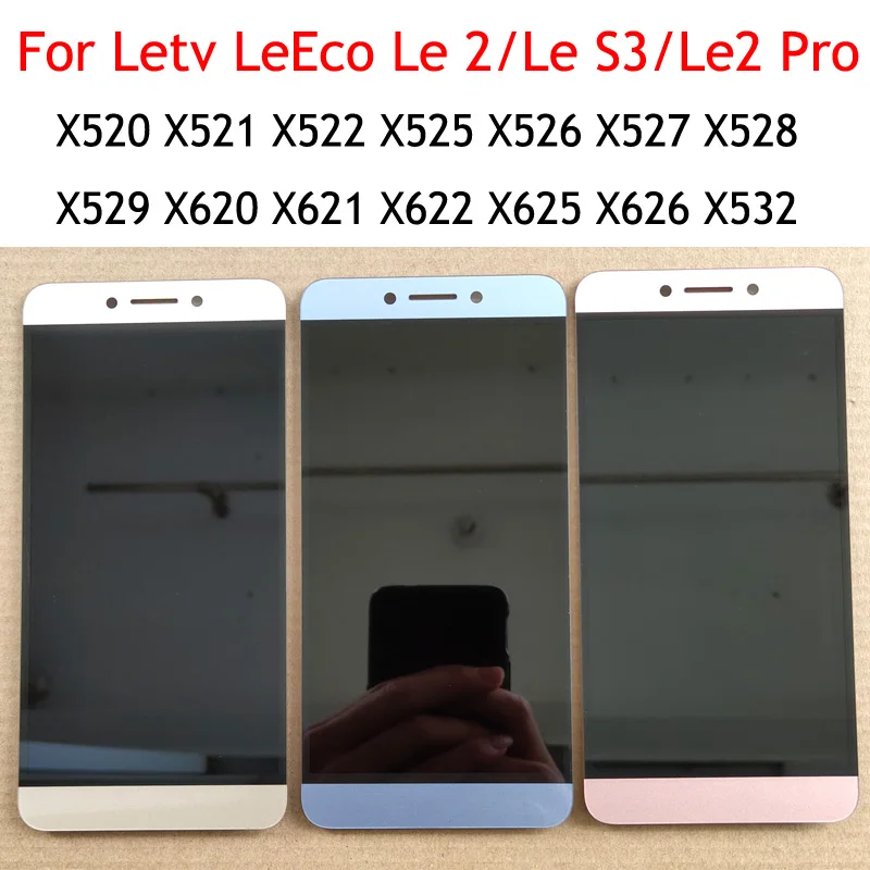 ЖК дисплей Дисплей кодирующий преобразователь сенсорного экрана в сборе для Letv