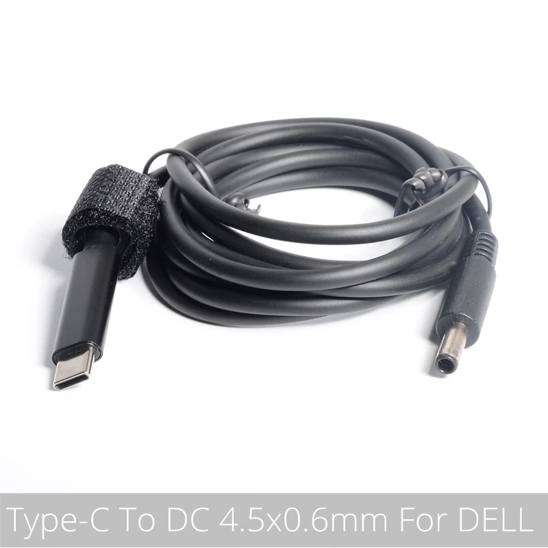 

Dc USB Type C PD штекер конвертер в 4,5*3,0 мм/4,5*0,6 мм разъем для ноутбука зарядный кабель шнур для Dell Latitude 13 3379 XPS13 9333