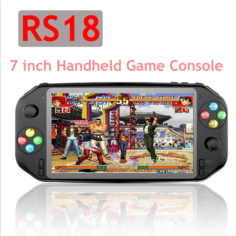 

New Coolbaby For PS1 game RS18 7 inch Handheld Game Console Double Joystock Controller TF Card Built in 3500 mAh For PSP NES N64