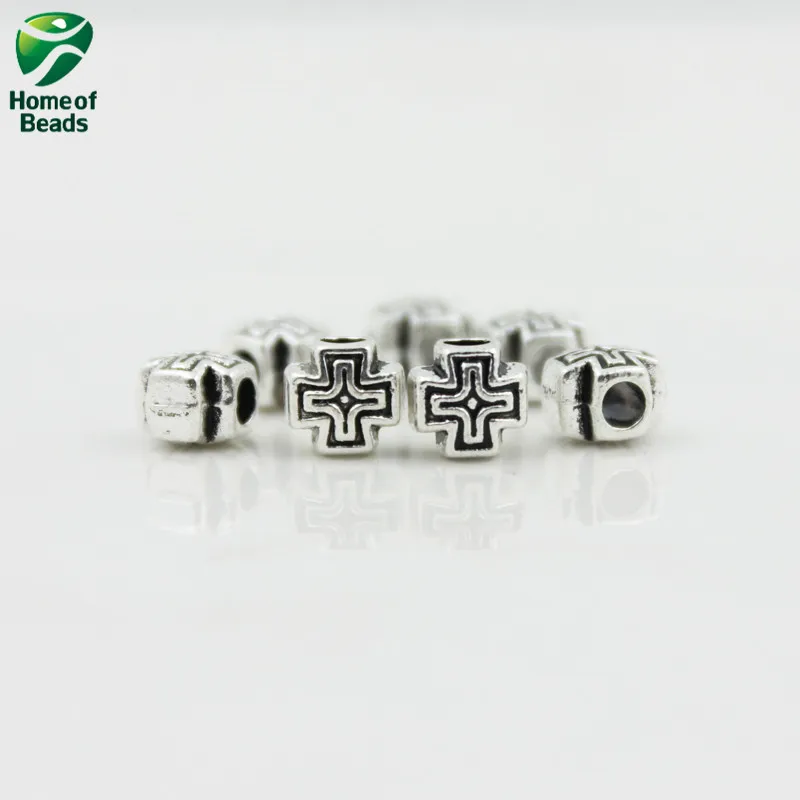 2017 новая мода оптовая продажа античный серебряный цвет крест аксессуары для
