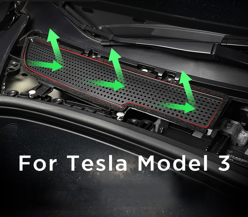 Защитный чехол для кондиционера пыленепроницаемый фильтр очистки воздуха Tesla Model