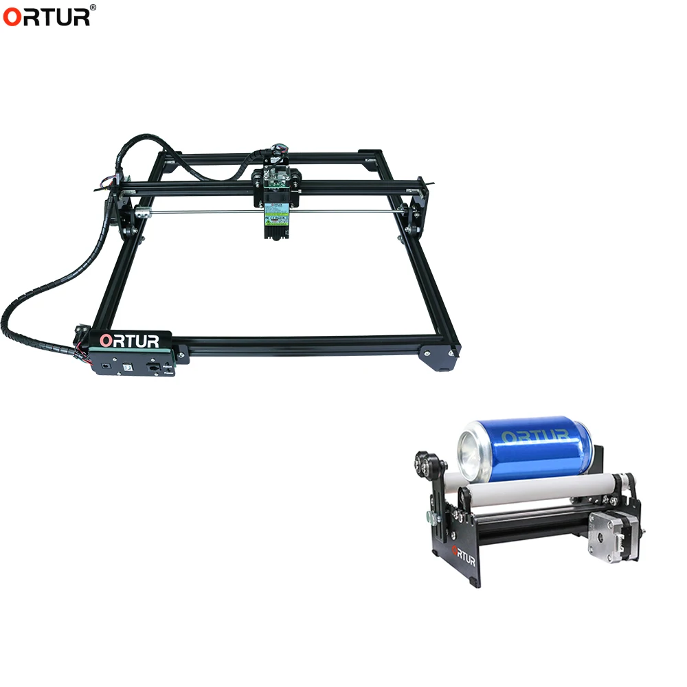 Ortur Laser Master 2 с вращающимся столом гравировочная машина для резьбы и резки