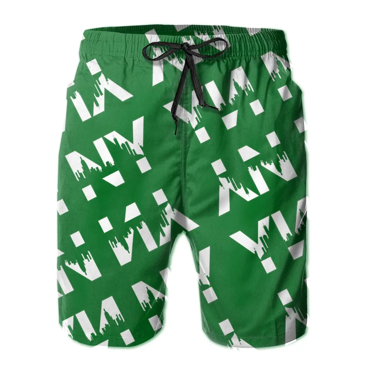 

Causal Breathable Quick Dry Funny Geek Art,City,Cityscape Sports New York Jets Skyline Male Shorts
