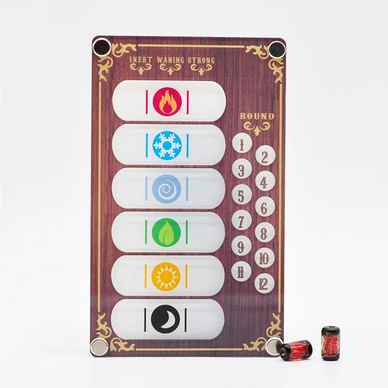 Placa rastreadora de infusi&oacute;n de elementos acr&iacute;licos, para gloomhave-0