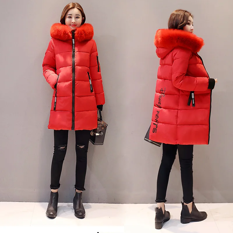 Fashion Winter Cotton-Padded Jacket Female Coat Down Cotton-Padded Clothes Women Thick Cotton-Padded Girl Kpop Slim Jacket