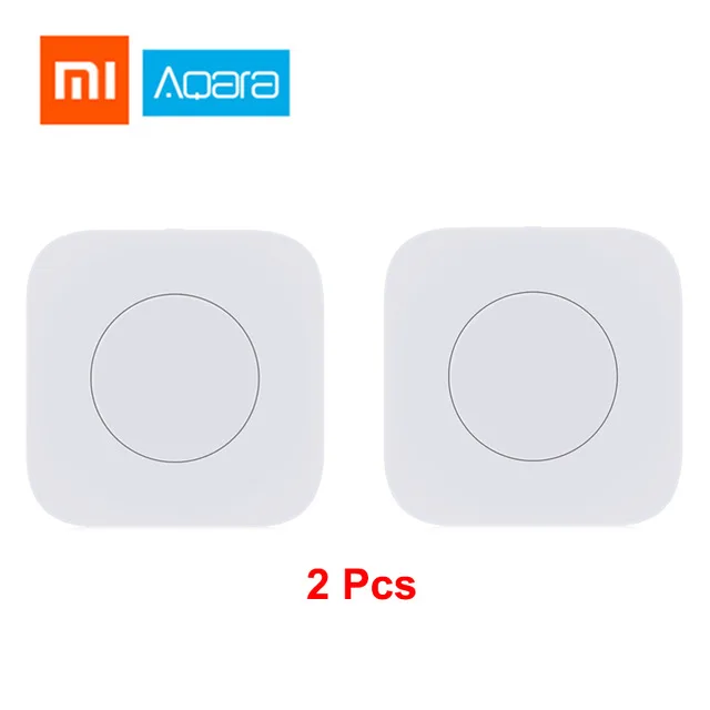 wireless switch Xiaomi Aqara реле двусторонний модуль управления беспроводное реле ZigBee контрольный Лер 2 канала умный светильник переключатель управления несколько Devic - Цвет: wireless switch