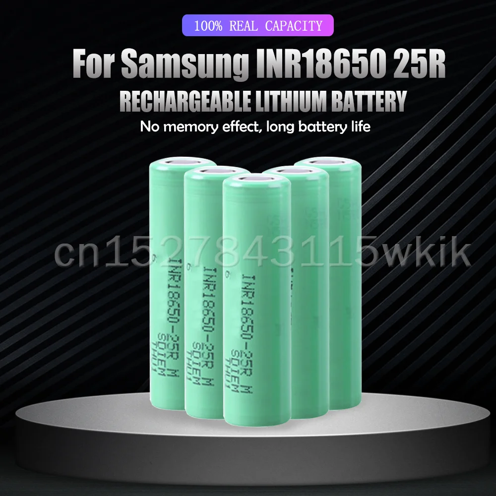 Литий-ионный аккумулятор для Samsung INR18650 25R 20A 18650 мАч 1 шт. | Электроника