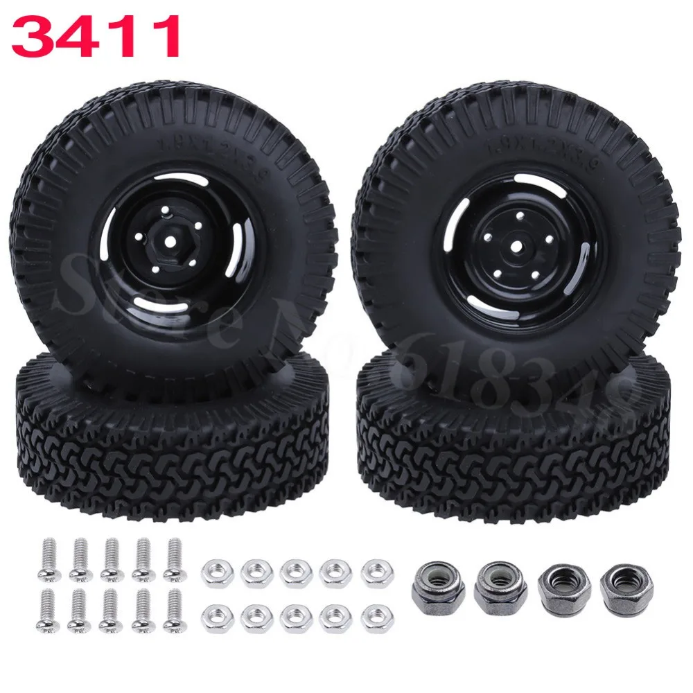 4 шт. 1 9 &quotшины и диски для шин диаметр пены: 96 мм ширина: 28 1/10 RC Rock Crawler Axial SCX10 RC4WD D90