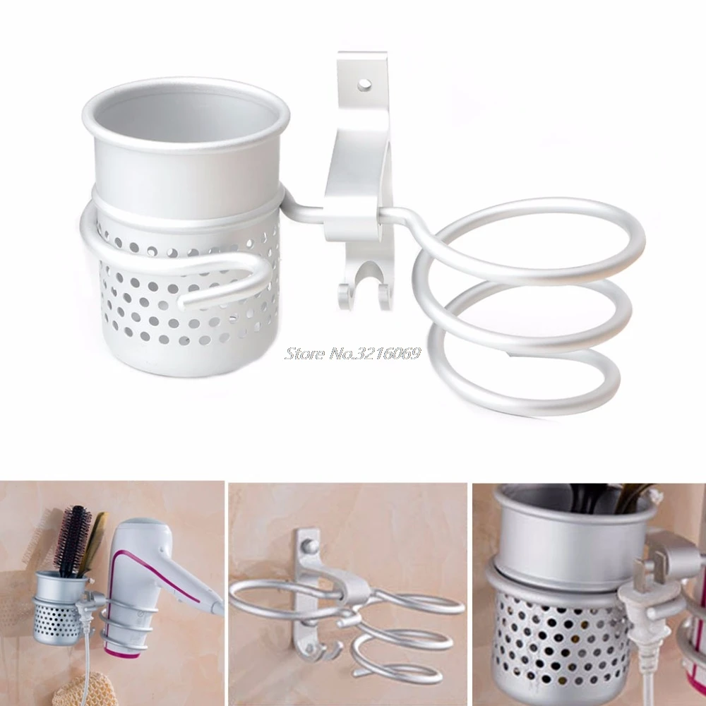 Экологичный алюминиевый держатель для фена набор ванной комнаты настенный