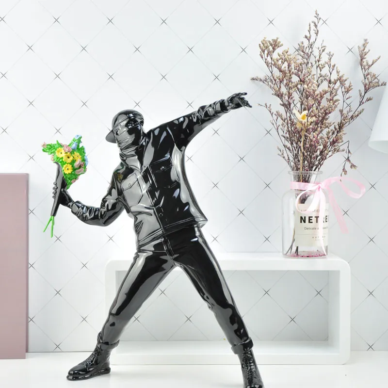 Фигурка бомбардировщика Banksy из смолы английская уличная Художественная