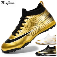 agtf football shoes 2022 new men football boots youth outdoor sports kids high top training competition football sports shoes