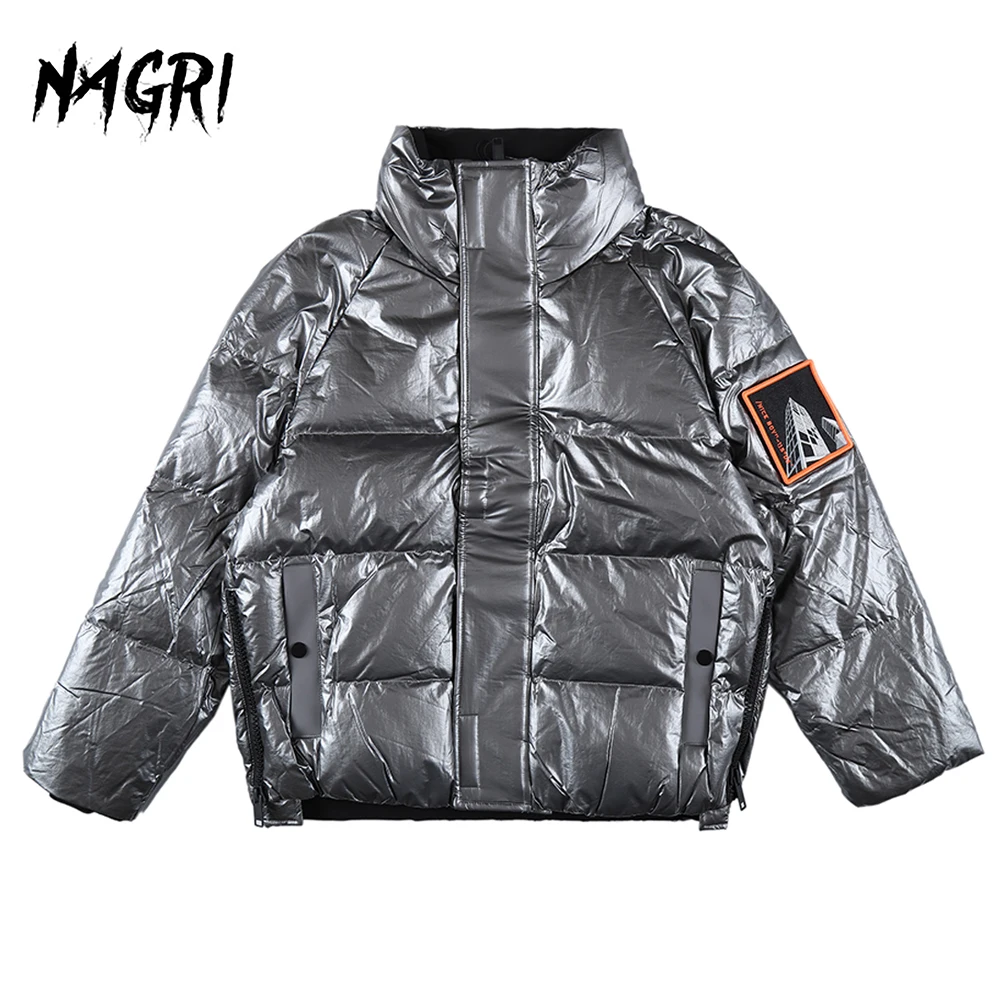 

Куртка мужская зимняя на утином пуху, с воротником-стойкой