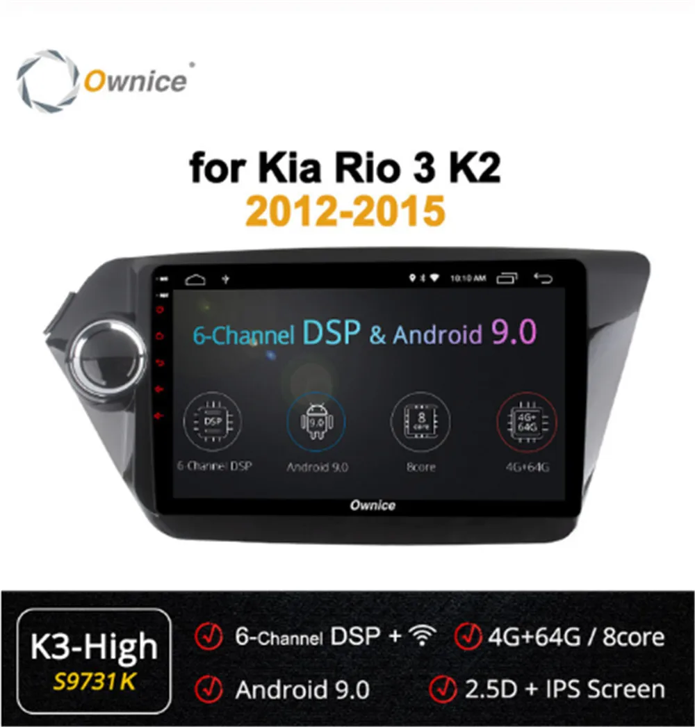 Ownice Восьмиядерный Android 9 0 360 панорамный автомобильный радиоплеер GPS навигатор для